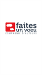 Mobile Screenshot of faitesunvoeu.fr